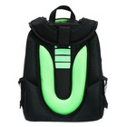 Рюкзак каркасный школьный 38×30×16 см, эргономичная спинка, Stavia «Кибер», чёрный - Фото 6