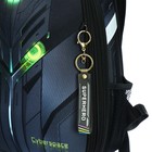 Рюкзак каркасный школьный 38×30×16 см, эргономичная спинка, Stavia «Кибер», чёрный - Фото 10