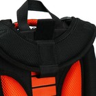 Рюкзак каркасный школьный 38 х 30 х 16 см, эргономичная спинка, Stavia "Скорость" , чёрный - Фото 9
