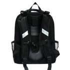 Рюкзак каркасный школьный 38 х 30 х 16 см, эргономичная спинка, Stavia "Ралли", чёрный - Фото 5