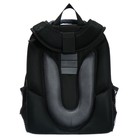 Рюкзак каркасный школьный 38 х 30 х 16 см, эргономичная спинка, Stavia "Ралли", чёрный - Фото 6