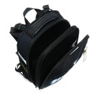 Рюкзак каркасный школьный 38 х 30 х 16 см, эргономичная спинка, Stavia "Ралли", чёрный - Фото 8