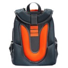 Рюкзак каркасный школьный 38×30×16 см, эргономичная спинка, Stavia «Тачка», серый - Фото 6