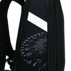 Рюкзак каркасный школьный 38 х 30 х 16 см, эргономичная спинка, Stavia "Монохром", чёрный - Фото 11