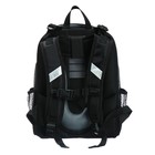Рюкзак каркасный школьный 38 х 30 х 16 см, эргономичная спинка, Stavia "Монохром", чёрный - Фото 5