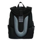 Рюкзак каркасный школьный 38 х 30 х 16 см, эргономичная спинка, Stavia "Монохром", чёрный - Фото 6