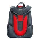 Рюкзак каркасный школьный 38 х 30 х 16 см, эргономичная спинка, Stavia "Hard", серый - фото 23975947