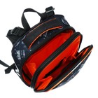 Рюкзак каркасный школьный 38×30×16 см, эргономичная спинка, Stavia «Динозавр 2», чёрный - Фото 8