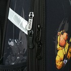 Рюкзак каркасный школьный 38 х 30 х 16 см, эргономичная спинка, Stavia "Капибара", чёрный - Фото 10