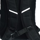 Рюкзак молодёжный, 40 х 28 х 18 см, эргономичная спинка, Stavia "Broken", чёрный - фото 9540833
