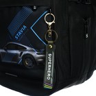 Рюкзак молодёжный, 40 х 28 х 18 см, эргономичная спинка, Stavia "Машина", чёрный - фото 9538141