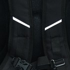 Рюкзак молодёжный, 40 х 28 х 18 см, эргономичная спинка, Stavia "Машина", чёрный - фото 9538142