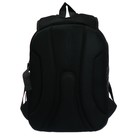 Рюкзак молодёжный, 40 х 28 х 18 см, эргономичная спинка, Stavia "Кошка с бабочкой", чёрный - фото 9538152