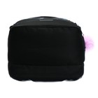 Рюкзак молодёжный, 40 х 28 х 18 см, эргономичная спинка, Stavia "Кошка с бабочкой", чёрный - Фото 7