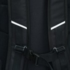 Рюкзак молодёжный, 42 х 31 х 13 см, эргономичная спинка, Stavia "Чемпион", чёрный - фото 9540842