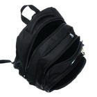 Рюкзак молодёжный, 42 х 31 х 13 см, эргономичная спинка, Stavia "Чемпион", чёрный - фото 9540839