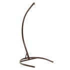 Подвесное кресло КОКОН «Капля» красная подушка, коричневая стойка - фото 23907722