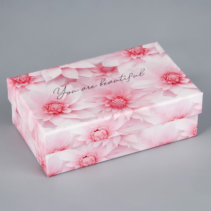 Набор коробок 10 в 1, упаковка подарочная, «Цветы», 12 х 7 х 4 - 32.5 х 20 х 12.5 см - фото 1928567636