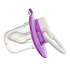 Соска - пустышка силиконовая ортодонтическая Крошка Я, от 3 мес., с колпачком, в контейнере, фиолетовый - Фото 6