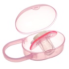Соска - пустышка ортодонтическая с контейнером, +3мес., цвет розовый - фото 321226254
