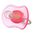 Соска - пустышка ортодонтическая с контейнером, +3мес., цвет розовый - Фото 7