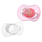 Соска - пустышка силиконовая ортодонтическая Крошка Я, от 3 мес., с колпачком, в контейнере, розовый - Фото 9