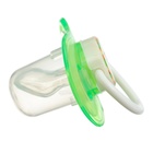 Соска - пустышка силиконовая ортодонтическая Крошка Я, от 3 мес., с колпачком, в контейнере, желтый/зеленый - Фото 6
