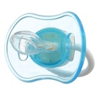 Соска - пустышка силиконовая ортодонтическая Крошка Я, от 3 мес., с колпачком, в контейнере, голубой - Фото 8