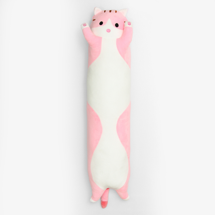 Мягкая игрушка «Котик», 110 см, цвет розовый