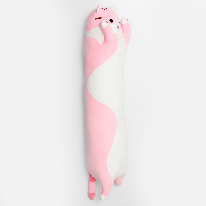 Мягкая игрушка «Котик», 110 см, цвет розовый