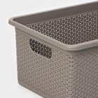 Корзина универсальная Wenge, 20 л, 43×30×20 см, цвет серый - фото 23867476