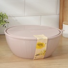 УЦЕНКА Салатник крышка другого цвета 5 л Vanilla, микс - Фото 6