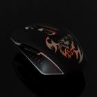 УЦЕНКА Мышь Nakatomi MROG-15U,игровая,беспроводная,оптическая,1600 dpi,подсветка,USB,чёрная - Фото 5