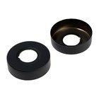 Отражатель для смесителя ZEIN Z3678, набор 2 шт., d=60 мм, высота 18 мм, нерж.сталь, черные - Фото 2