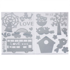 Наклейка интерьерная зеркальная "Птицы и любовь" МИКС 48,2х30 см - Фото 3