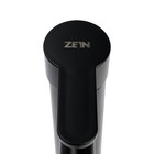 Смеситель для раковины ZEIN Z3653, однорычажный, высота излива 8 см, ABS-пластик, черный - Фото 2