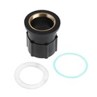 Смеситель для раковины ZEIN Z3655, однорычажный, высота излива 9 см, ABS-пластик, белый - Фото 4