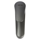 Смеситель для раковины ZEIN Z3656, однорычажный, высота излива 9 см, ABS-пластик, графит - Фото 2