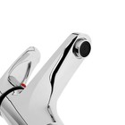 Смеситель для раковины ZEIN Z3658, однорычажный, высота излива 9 см, ABS-пластик, хром - Фото 6