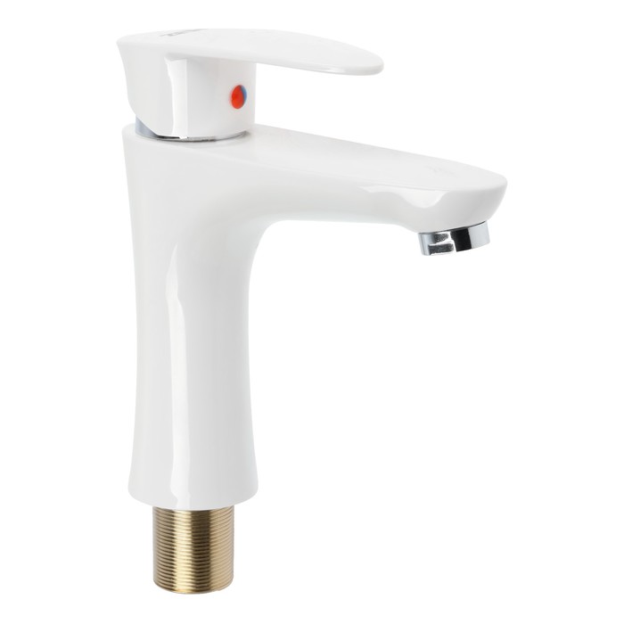 Смеситель для раковины ZEIN Z3659, однорычажный, высота излива 12 см, хром