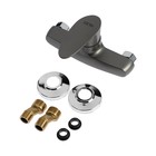 Смеситель для душа ZEIN Z3671, однорычажный, без душевого набора, ABS-пластик, графит - Фото 8