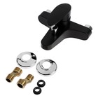 Смеситель для ванны ZEIN Z3676, однорычажный, без душевого набора, черный - Фото 9