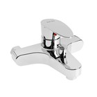 Смеситель для ванны ZEIN Z3677, однорычажный, без душевого набора, ABS-пластик, хром - Фото 5