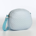 Сумка для девочки, на молнии, голубая - Фото 1