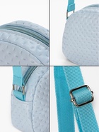 УЦЕНКА Сумка детская, на молнии, регулирующийся ремешок, 15×4.5×13, голубая 10206399