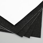 Фоамиран клеевой "Чёрный блеск" 2 мм формат А4 (набор 5 листов) - Фото 5