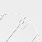 Кашпо для цветов настенное «Хризантема», 2 л, 24.7×12.7×19.3 см, белое - Фото 5