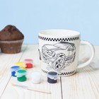 Набор кружка под раскраску «Чемпион», 300 мл, уценка - Фото 3