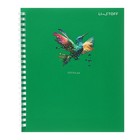 Тетрадь 48 листов в клетку на гребне "Красивые акценты", обложка мелованный картон, выборочный лак, блёстки, блок офсет, МИКС - фото 24346688