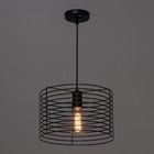 Люстра Сатурн Подвес BayerLux магическая, чёрная, 1×40 Вт цоколь E27 - фото 5036596